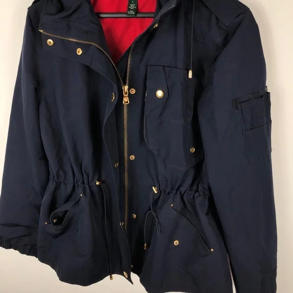 Ralph Lauren Cinched Waist Hooded Jacket - Picture 7 of 10